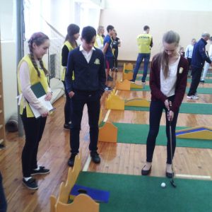 Муниципальный этап «Президентских состязаний» (мини-гольф)